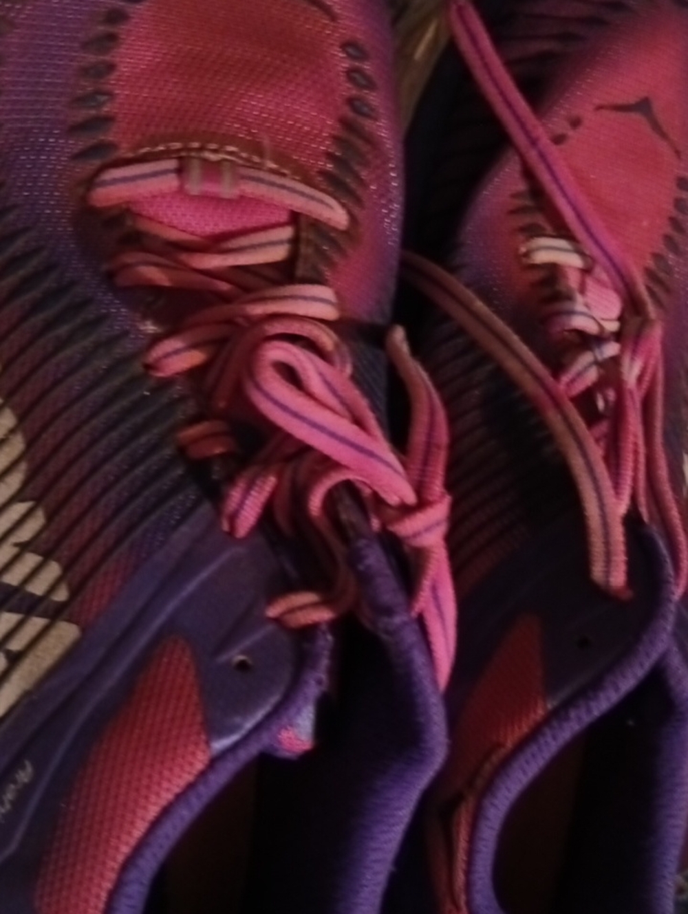 Hoka One One Purple and Blue Running Shoes